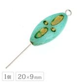 �������ӡ��� �Υޥɥ꡼�� �������� 20x9mm 1�� �դä� ���饹 �ӡ��� �ϥ�ɥᥤ�� ��� �ѡ��� ���������꡼