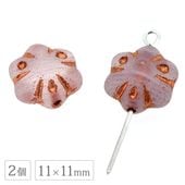 �������ӡ��� �ɥ꡼��ե� �ԥ󥯥����������� 11x11mm 2�� �� �ե� ���襤�� ���饹 �ӡ��� �ϥ�ɥᥤ�� ��� �ѡ��� ���������꡼ ���� �������饹 �ӡ���