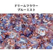 ドリームフラワー ブルーミスト チェコビーズ 11x11mm 2個 花 ガラス ビーズ|新商品|チェコビーズ