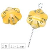 �������ӡ��� �ɥ꡼��ե� ������ǥ󥢥ץꥳ�åȥߥ��� 11x11mm 2�� �� �ե� ���襤�� ���饹 �ӡ��� �ϥ�ɥᥤ�� ��� �ѡ��� ���������꡼ ���� �������饹 �ӡ���