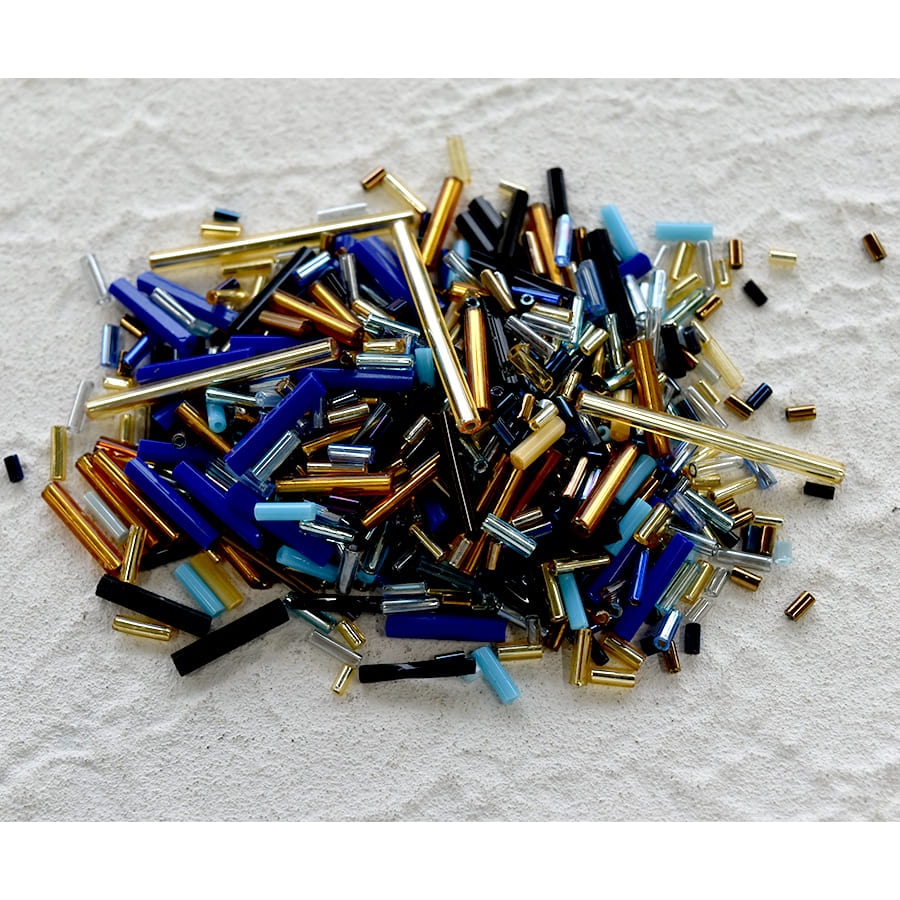 竹ビーズミックス 約20g ガラス ビーズ 手芸 ミックス ハンドメイド ガラスビーズ|ガラス