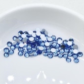 フラットバック viva12 プレシオサ ss12 ライトサファイヤ F クリスタル ラインストーン CRYSTAL PRECIOSA|フラットバック|プレシオサ