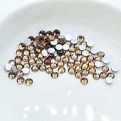 フラットバック viva12 プレシオサ ss12 ライトスモークトパーズ クリスタル ラインストーン CRYSTAL PRECIOSA|フラットバック|プレシオサ
