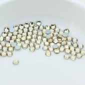 フラットバック viva12 プレシオサ ss12 ライトゴールドクオーツ クリスタル ラインストーン CRYSTAL PRECIOSA|フラットバック|プレシオサ
