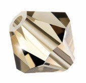 ビーズロンデル 6mm クリスタルハニー クリスタル ラインストーン プレシオサ PRECIOSA ソロバン型|ビーズロンデル|プレシオサ