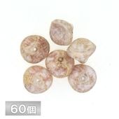【まとめ買い割引】ベルフラワー マーブルレッド 60個 約10mm チェコビーズ チェコガラス ビーズ パーツ ハンドメイド 手芸 材料 ピアス ネックレス ガラスビーズ ガラス|チェコビーズ