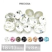 �ץ쥷���� �����Х� 18��13mm ��8�� 2�ġ�72�� �饤�󥹥ȡ��� CRYSTAL PRECIOSA ���饹�ѡ���
