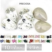 �ץ쥷���� �ɥ��å� 10��7mm ��9�� 12�ġ�144�� �饤�󥹥ȡ��� CRYSTAL PRECIOSA ���饹�ѡ���