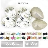 �ץ쥷���� �ɥ��å� 8��6mm ��13�� 12�ġ�144�� �饤�󥹥ȡ��� CRYSTAL PRECIOSA ���饹�ѡ���