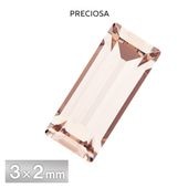 プレシオサ 長角 レクタングル 3×2mm ライトゴールドクォーツ F 1440個 ラインストーン CRYSTAL PRECIOSA ガラスパーツ|ファンシー Vカット|プレシオサ