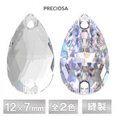 �ץ쥷���� ˥�� �ɥ��å� 12��7mm ���ꥹ����F�����ꥹ����AB 6�� �饤�󥹥ȡ��� CRYSTAL PRECIOSA ���饹�ѡ���