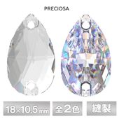 �ץ쥷���� ˥�� �ɥ��å� 18��10.5mm ���ꥹ����F�����ꥹ����AB 4�� �饤�󥹥ȡ��� CRYSTAL PRECIOSA ���饹�ѡ���