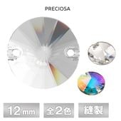 �ץ쥷���� ˥�� �ݥ������ 12mm ���ꥹ����F�����ꥹ����AB 6�� �饤�󥹥ȡ��� CRYSTAL PRECIOSA ���饹�ѡ���