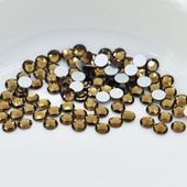 フラットバック VIVA12 プレシオサ SS16 スモークトパーズ クリスタル ラインストーン CRYSTAL PRECIOSA|フラットバック|プレシオサ