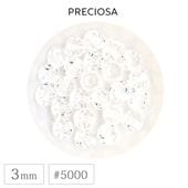 �ץ쥷���� #5000 �ӡ��� 3mm ���ꥹ���� �����䥫�å� �饦��� ���饹 PRECIOSA ������ �ѡ��� �ϥ�ɥᥤ�� ��� ���������꡼