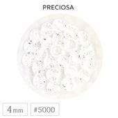 �ץ쥷���� #5000 �ӡ��� 4mm ���ꥹ���� �����䥫�å� �饦��� ���饹 PRECIOSA ������ �ѡ��� �ϥ�ɥᥤ�� ��� ���������꡼