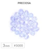 �ץ쥷���� #5000 �ӡ��� 3mm �Х�����å� �����䥫�å� �饦��� ���ꥹ���� ���饹 PRECIOSA ������ �ѡ��� �ϥ�ɥᥤ�� ��� ���������꡼