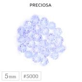 �ץ쥷���� #5000 �ӡ��� 5mm �Х�����å� �����䥫�å� �饦��� ���ꥹ���� ���饹 PRECIOSA ������ �ѡ��� �ϥ�ɥᥤ�� ��� ���������꡼