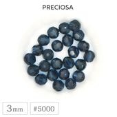 �ץ쥷���� #5000 �ӡ��� 3mm ��󥿥� �����䥫�å� �饦��� ���ꥹ���� ���饹 PRECIOSA ������ �ѡ��� �ϥ�ɥᥤ�� ��� ���������꡼