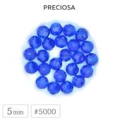 �ץ쥷���� #5000 �ӡ��� 5mm ���ץ�֥롼 �����䥫�å� �饦��� ���ꥹ���� ���饹 PRECIOSA ������ �ѡ��� �ϥ�ɥᥤ�� ��� ���������꡼