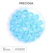�ץ쥷���� #5000 �ӡ��� 6mm �������ܥإߥ� �����䥫�å� �饦��� ���ꥹ���� ���饹 PRECIOSA ������ �ѡ��� �ϥ�ɥᥤ�� ��� ���������꡼
