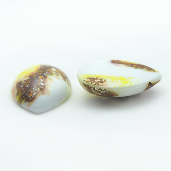 �������ӡ��� �ϥ�ɥᥤ�� ���ܥ���� �ɥ��å� ������ 25��18mm �ۥ磻��  ���������꡼ �ѡ��� �ϥ�ɥᥤ�� ���饹 �ӡ��� ���