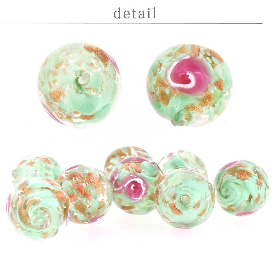 �ϥ�ɥᥤ�ɥӡ��� �������ӡ��� ��13mm �ޡ��֥륰�꡼�� 1�� ���饹 �ǥ����� �ӡ��� ��� ���������꡼ �ѡ��� �ԥ��� ������ �֥쥹��å� �ͥå��쥹