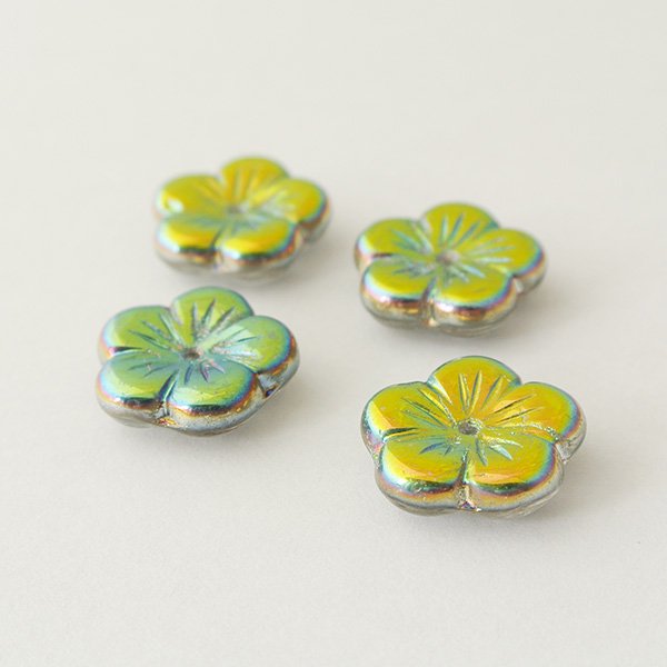 ASH-FL14 フラワービーズ 14mm 200個入 (袋)「手芸材料の卸売り