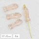 �������ӡ��� �ե��å��� 17��6mm 4�� ������� �� �ץ쥹�ȥӡ��� Ʃ�� ���ꥢ ������ȥ� ���饹 �ӡ��� �ѡ��� ���������꡼ ��� �ϥ�ɥᥤ��