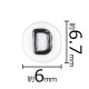 �ڥ����ȥ�åȡۥ���ե��٥å� D �ܥ��� ���硼���ۥ磻�� 5�� 6��6.7mm �������� �ϥ�ɥᥤ�� ��� ���� �֥쥹��å� �ߥ��� �Ǻ� ���� ���������饹 �ӡ��� �ѡ��� �������ӡ��� ���饹�ӡ��� ���������꡼