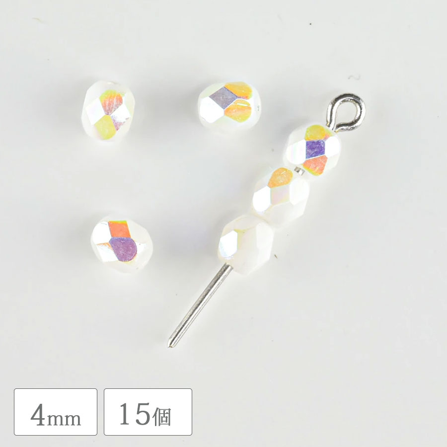 �������ӡ��� FP ���硼��AB ��4mm 15�� ��� �ۥ磻�� �ե������ݥ�å��� �ϥ�ɥᥤ�� ��� ���� �ԥ��� �ͥå��쥹 �ӡ��� �ѡ��� ���饹�ӡ��� ���������꡼