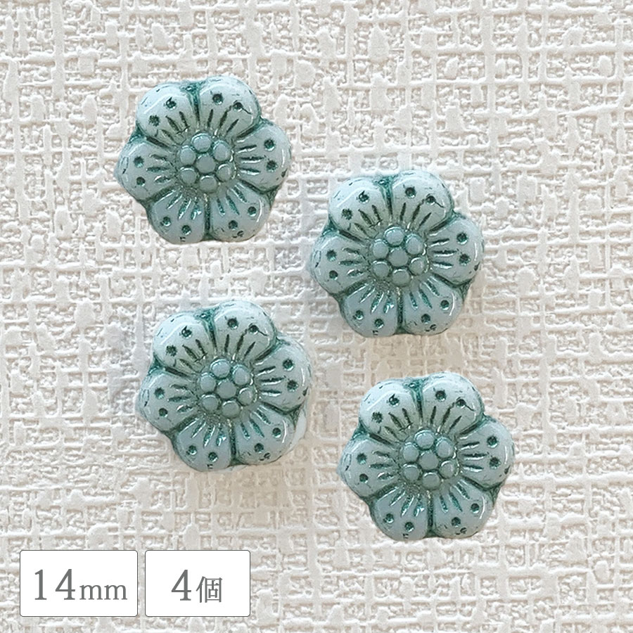 �������ӡ��� �ץ�� 14mm 4�� �ۥ磻��&���꡼�� �� �ե� �� �ϥ�ɥᥤ�� ��� ���� �ԥ��� �ͥå��쥹 ������ ���饹 �ӡ��� �ѡ��� ���饹�ӡ��� ���������꡼