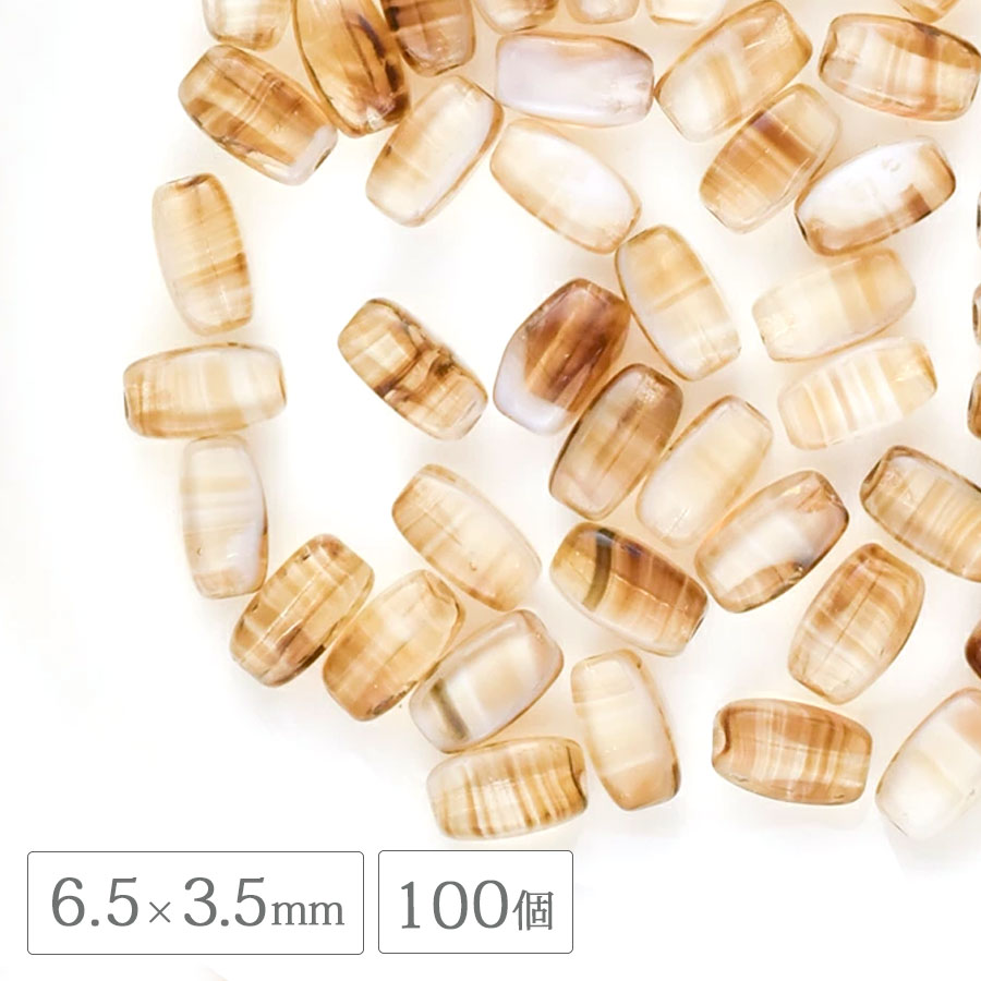 �ڤޤȤ��㤤����ۥ������ӡ��� �ѷ��ʥĥ� 100�� 6.5��3.5mm �ޡ��֥�֥饦�� ��� �ϥ�ɥᥤ�� ���饹 �ӡ��� �ԥ��� ������ �ͥå��쥹 ���������꡼