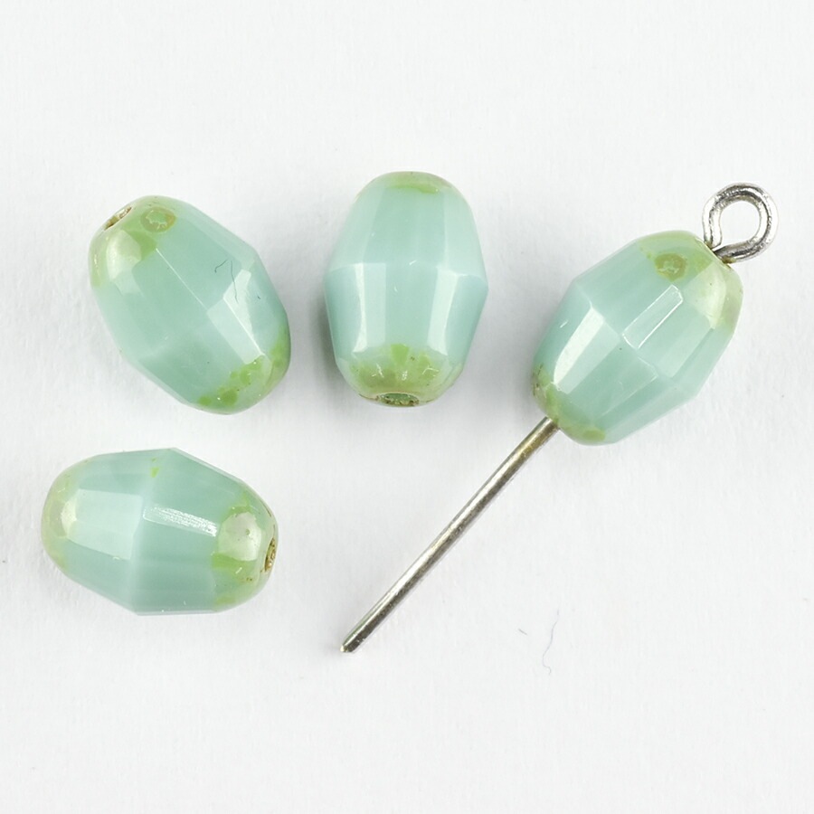 大人気 【アウトレット】【3個】チェコビーズ ナツメカット ナツメ 樽