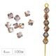 �������ӡ��� �����Х� 4mm 100�� ���᥸����W������5 �ޥ��󥫥å� �������� �Х������� ���饹 �ӡ��� ��� �ϥ�ɥᥤ�� ���������꡼ �ѡ��� ����
