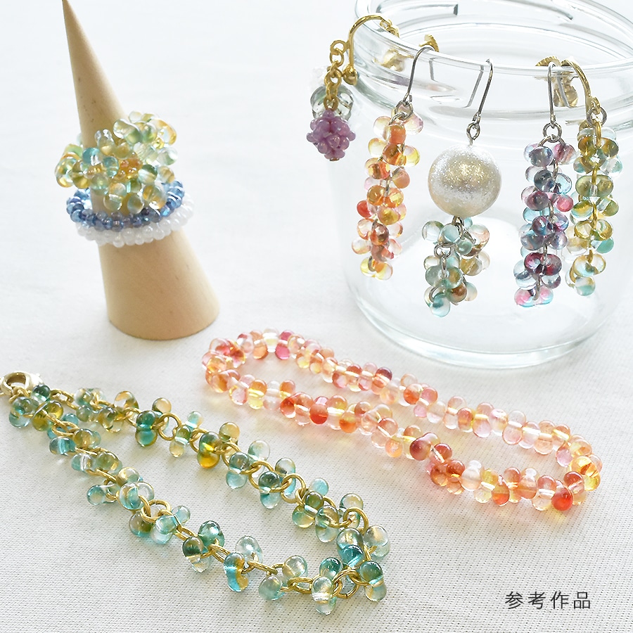 大人気 チェコビーズ ファルファーレ大 プリムローズブルー 3.2×6.5mm