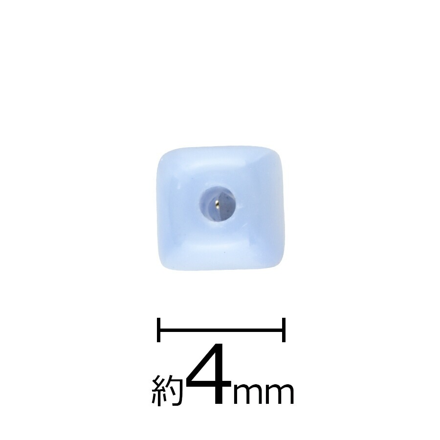 �������ӡ��� �ʥĥ� �����Х� ���ѥå��饤�ȥ֥롼 10�� 8��4mm ��� �ϥ�ɥᥤ�� ���饹 �ӡ��� �ԥ��� ������ �ͥå��쥹 ���������꡼