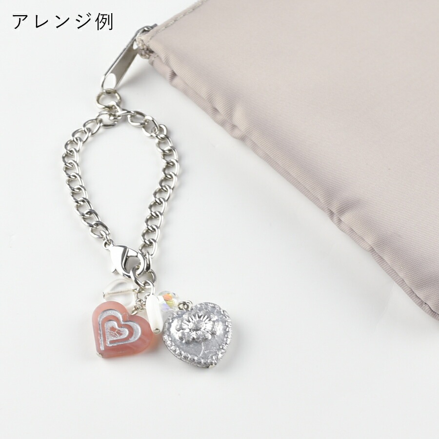 大人気 【ビーズ パーツ チェコビーズ ハート イン ハートビーズ