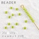 �������ӡ��� �������åȥӡ��� 11/0 ��2mm ���ѥå����꡼�֥����ɥӡ��� �������å� ���饹�ӡ��� �ѡ��� �ӡ��� ���饹 ��� �ϥ�ɥᥤ�� ���������꡼ ����