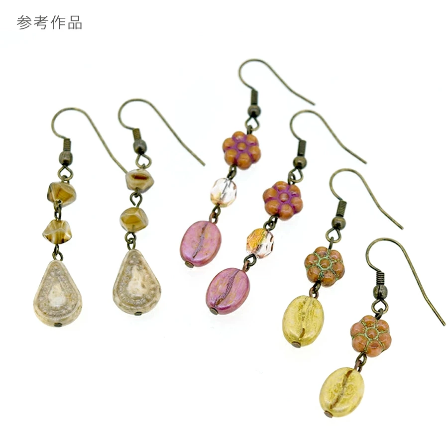 �������ӡ��� �饹�ƥ��å��ɥ��å� ������� 14x10mm 2�� �ɥ��å� ������ ���饹 �ӡ��� ��� �ϥ�ɥᥤ�� ���� �ѡ��� ���������꡼ �֥쥹��å� ������ �ԥ���