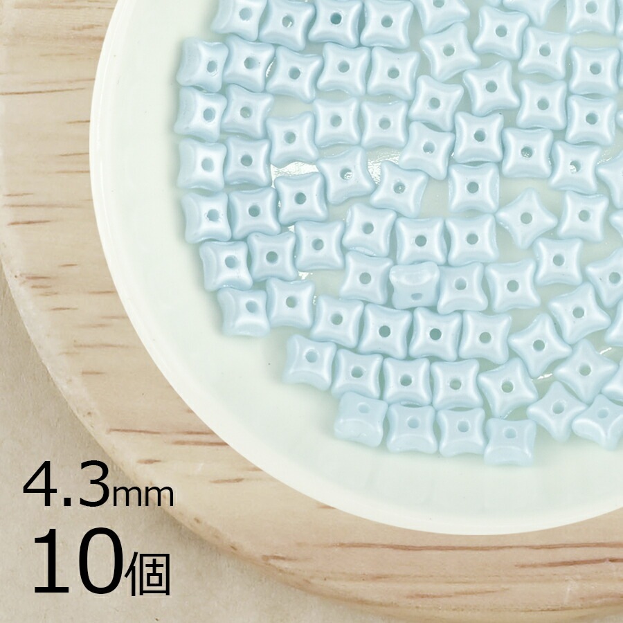 �������ӡ��� ���ꥪ�� ��4.3mm 10�� �ѥ��ƥ�饤�ȥ֥롼 �� ������ ��� �ϥ�ɥᥤ�� ���饹 �ӡ��� �ԥ��� ������ �ͥå��쥹 ���������꡼