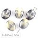 �ڤޤȤ��㤤����ۥ������ӡ��� �ե�åȥ����Х� �ʥĥ� 8��6.2mm 50�� �ޡ��֥륰�졼 �ϥ�ɥᥤ�� ��� ���� �ԥ��� �ͥå��쥹 ������ ���饹 �ӡ��� �ѡ��� ���饹�ӡ��� ���������꡼
