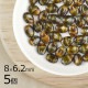 �������ӡ��� �ե�åȥ����Х� �ʥĥ� 8��6.2mm 5�� �ޡ��֥�������֥饦�� �ϥ�ɥᥤ�� ��� ���� �ԥ��� �ͥå��쥹 ������ ���饹 �ӡ��� �ѡ��� ���饹�ӡ��� ���������꡼