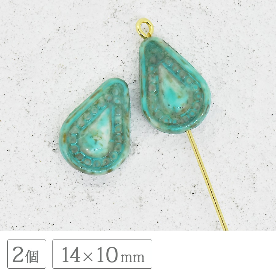 �������ӡ��� �饹�ƥ��å��ɥ��å� ���꡼�󥿡������� 14x10mm 2�� �ɥ��å� ������ ���饹 �ӡ��� ��� �ϥ�ɥᥤ�� ���� �ѡ��� ���������꡼ �֥쥹��å� ������ �ԥ���