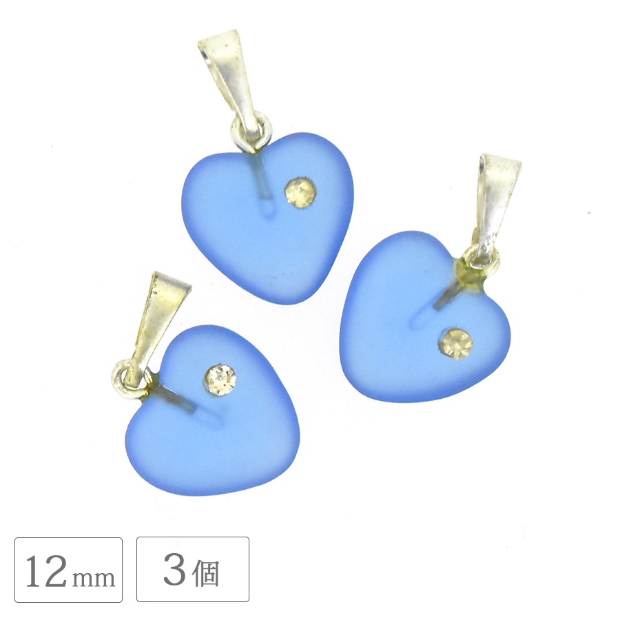 �ϡ��ȷ����饹�ӡ������㡼�� 3�� 12mm �֥롼 ���ꥹ������ �Х������� �ϡ��� ���å� ���㡼�� �ͥå��쥹 �ԥ��� ������ ��� �ϥ�ɥᥤ�� ����