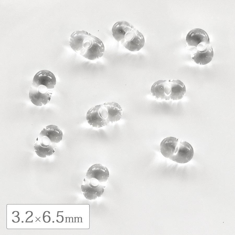 �������ӡ��� �ե���ե������� ���ꥹ���� 3.2��6.5mm �ӡ��� �ѡ��� �ե���ե����� ���饹�ӡ��� �����ɥӡ��� ���������꡼ �ϥ�ɥᥤ�� ��� ���� ���� �Ǻ� �ԥ���