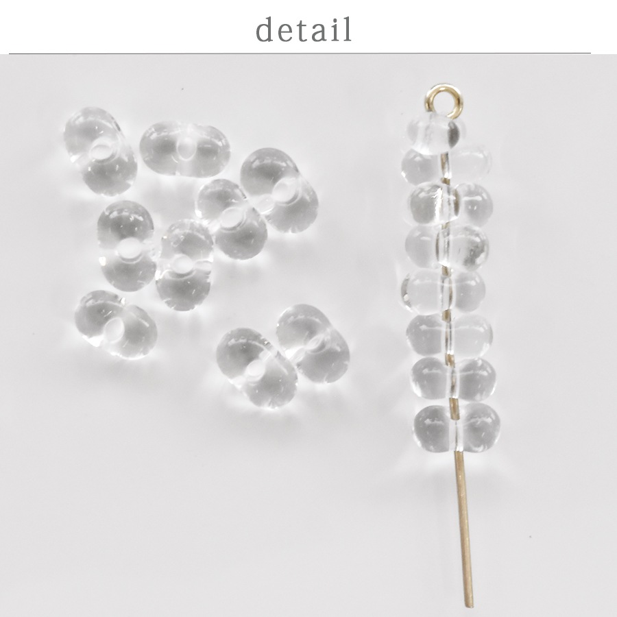 �������ӡ��� �ե���ե������� ���ꥹ���� 3.2��6.5mm �ӡ��� �ѡ��� �ե���ե����� ���饹�ӡ��� �����ɥӡ��� ���������꡼ �ϥ�ɥᥤ�� ��� ���� ���� �Ǻ� �ԥ���
