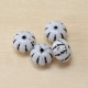 �ڥ����ȥ�åȡۥ������ӡ��� �ѥ�ץ��� �ۥ磻�ȡ��֥�å� 8��11mm 4�� �ץ쥹�ȥӡ��� �ϥ�ɥᥤ�� ��� ���� �ԥ��� �ͥå��쥹 ������ ���饹 �ӡ��� �ѡ��� ���饹�ӡ��� ���������꡼