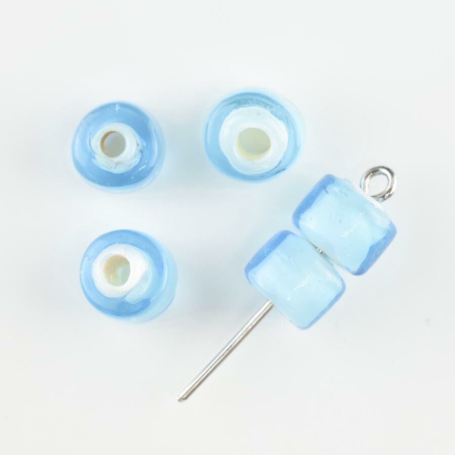 �ڴ��ָ���SALE�ۥ���ɥӡ��� ��� �饤�ȥ֥롼 ��6��7mm 30�� �ķ� �ϥ�ɥᥤ�� ��� ���� ���� �Ǻ� ���饹 �ӡ��� �ѡ��� ���������꡼