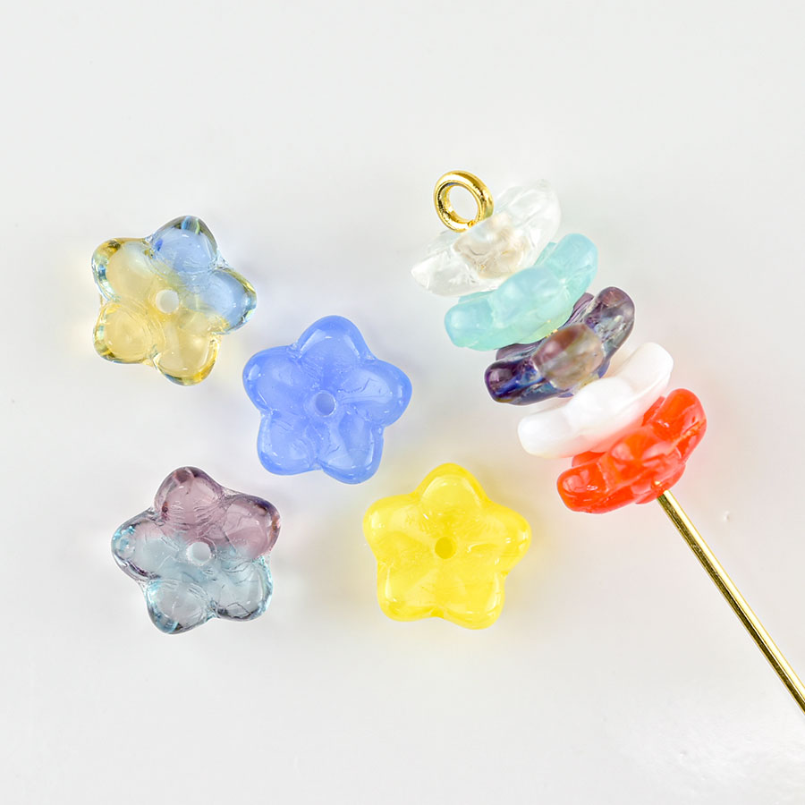 ミルフィオリ×スワロフスキー×チェコビーズのチャーム ミルフィオリ×スワロフスキー×チェコビーズのチャーム ヴィンテージ